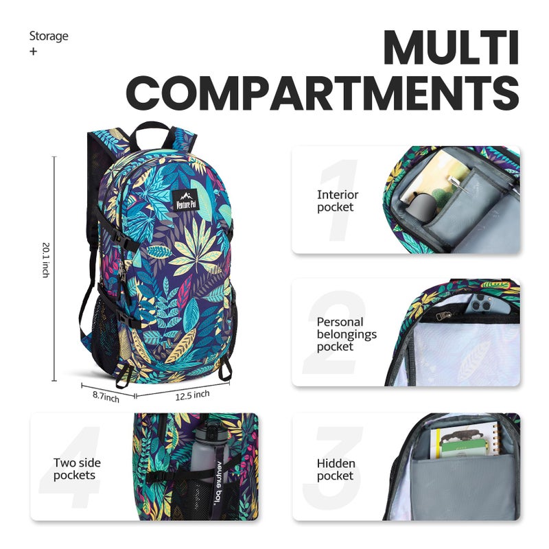 Venture Pal 40L Lightweight Packable Travel Hiking Backpack Daypack - Image 3